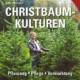 Book cover: a man stands among Christmas trees with the title Christbaumkulturen and subtitle Pflanzung • Pflege • Vermarktung (Praxis).