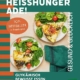 Book cover for 'Heißhunger ade!' by Tiffany Renout showing two plates of pizza with greens on a teal background; bold white title and orange bestseller badge.