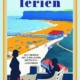 'Mordsferien' book cover: a bright coastal scene with orange beach, blue sea and cliffs, and silhouettes of people near a bench; subtitle about English detective legends.