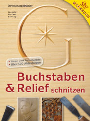 Buchstaben & Relief schnitzen